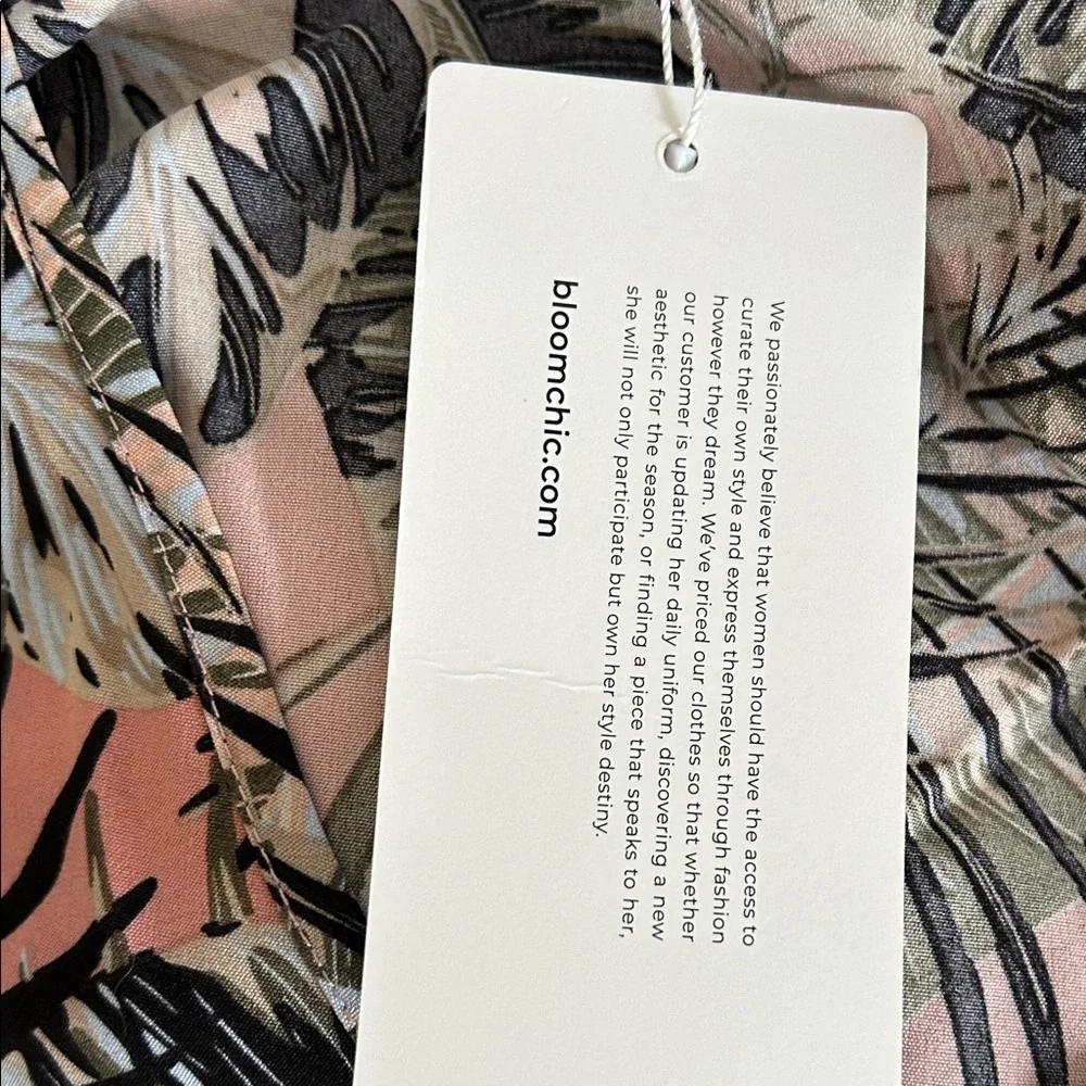 BloomChic Floral Print Dress - Pink and Black - Picture 1 of 7